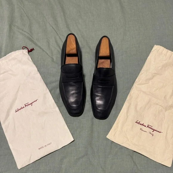 Salvatore Ferragamo | Shoes | Salvatore Ferragamo Navy Blue  display picture 1